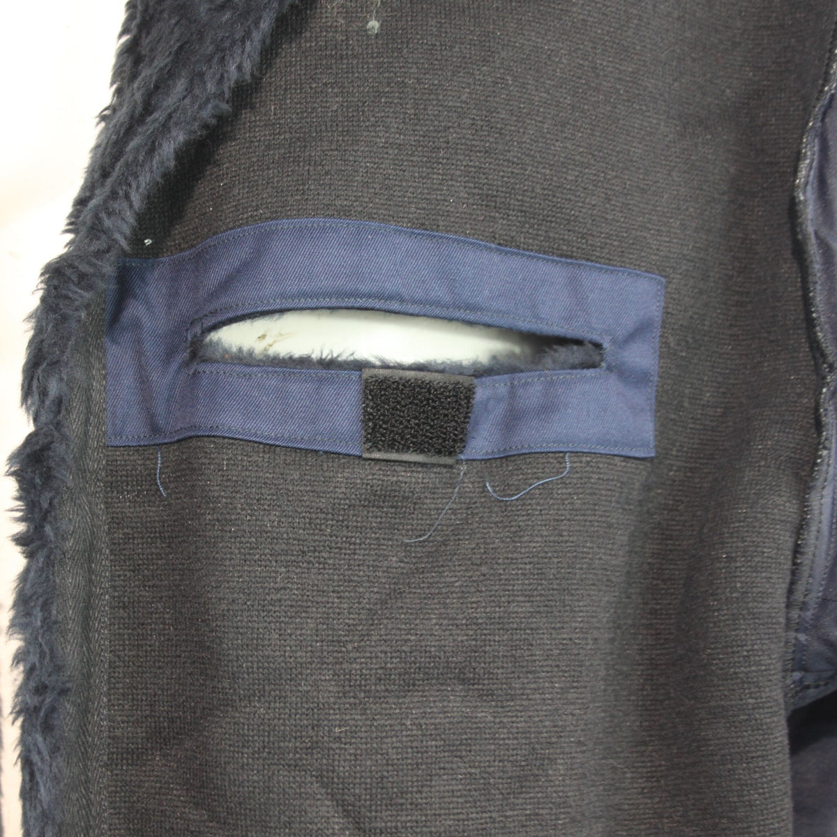 Genuine Surplus Dutch Army Faux Fur Parka Liner Navy Blue Thermal 52-54" (3710)