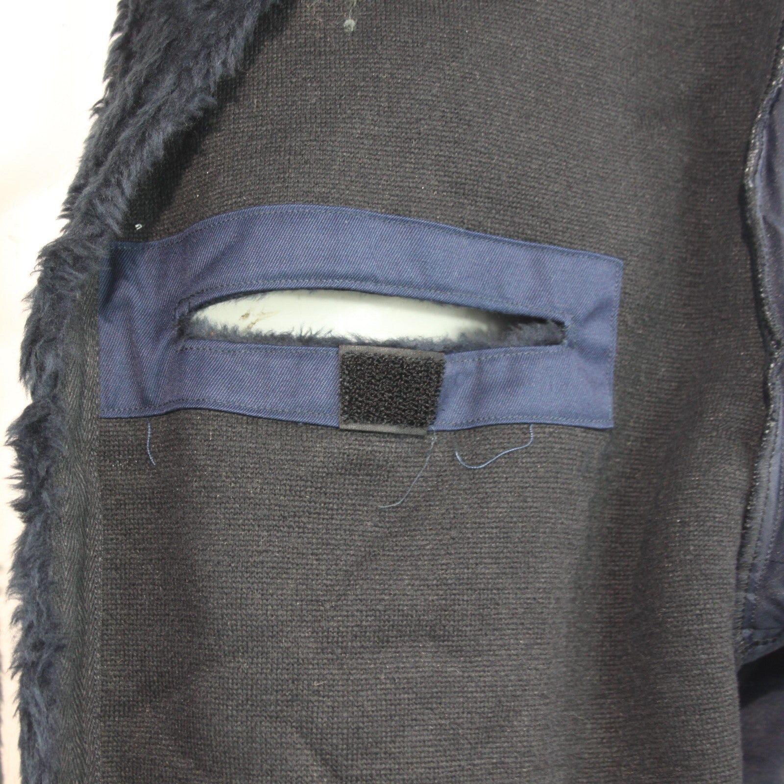 Genuine Surplus Dutch Army Faux Fur Parka Liner Navy Blue Thermal 52-54" (3710)