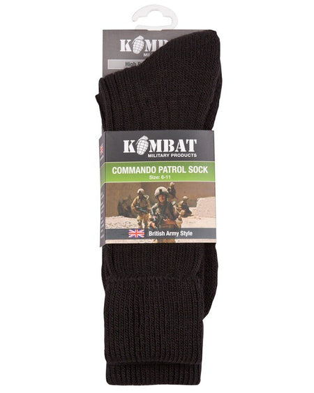Kombat Patrol Socks  Army Style Military Combat Socks Olive Black Size UK 6-11
