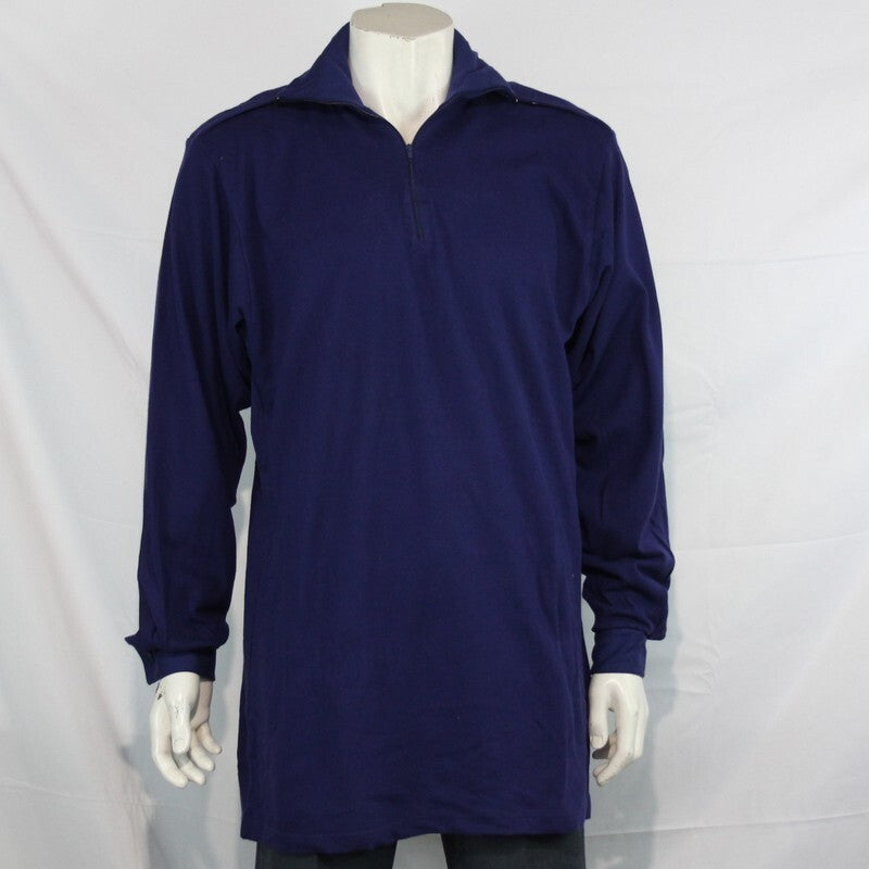 Genuine Surplus British Royal Navy Quarter Zip AWD Lightweight Top Shirt (3277)