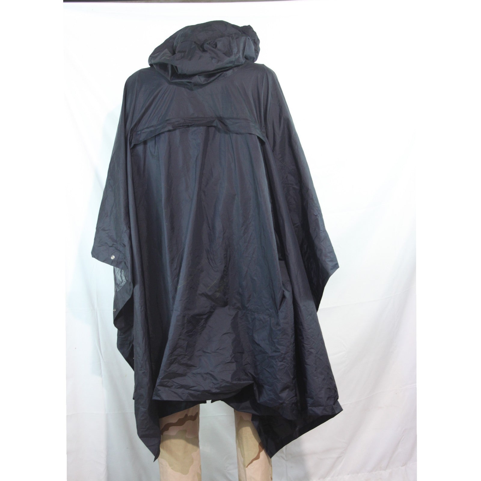 Dutch Army Poncho Cape Packaway Waterproof Navy Genuine Surplus (4440)