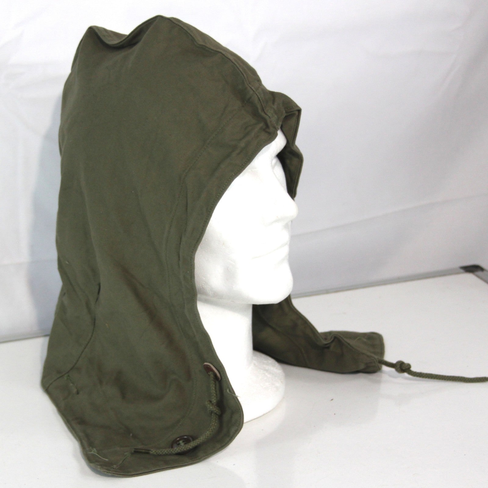 US Army Hood For M1943 Field Jacket Genuine Surplus Vintage Canvas (3938)