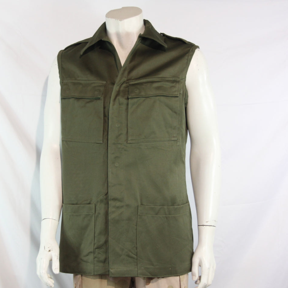 Genuine Surplus Dutch Jacket Converted to Gilet Sleeveless Canvas 34-36"  (4127