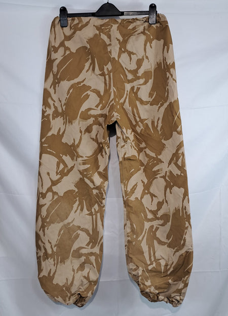 Genuine Surplus British Army Waterproof Gore-tex type Trousers Desert M (2774)