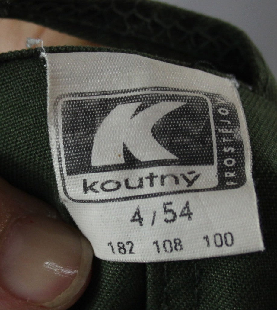 Czech Army Canvas Short Working Jacket Camo Genuine Surplus (4317)