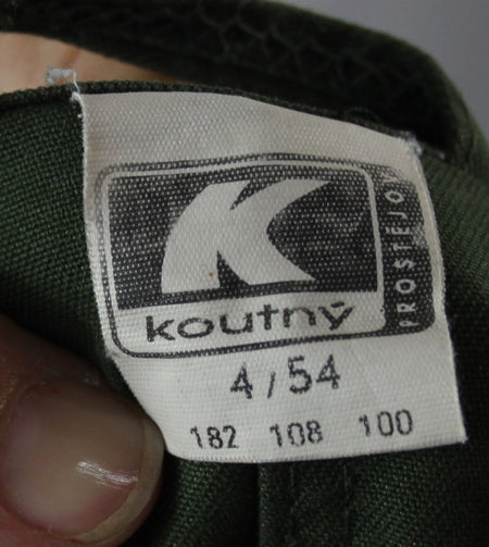 Czech Army Canvas Short Working Jacket Camo Genuine Surplus (4317)