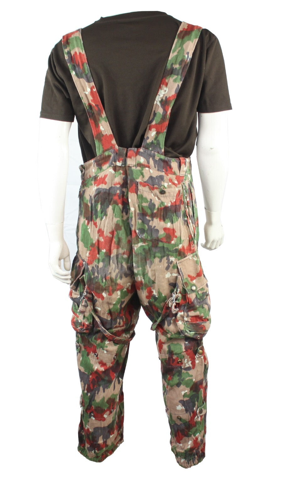 Genuine Surplus Swiss Camouflage Heavyweight Combat Trousers With Pockets (3198)
