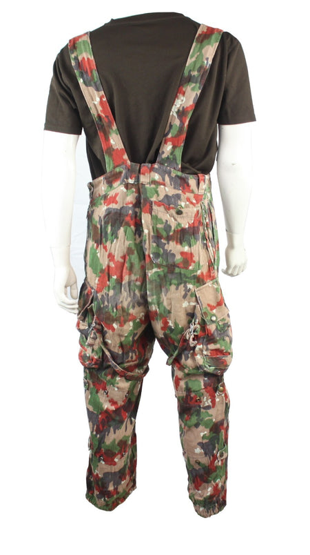 Genuine Surplus Swiss Camouflage Heavyweight Combat Trousers With Pockets (3198)