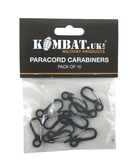Kombat 10 Piece Mini Paracord Carabina keyring Camping Hiking
