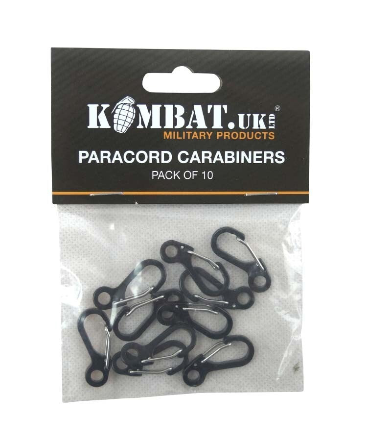 Kombat 10 Piece Mini Paracord Carabina keyring Camping Hiking