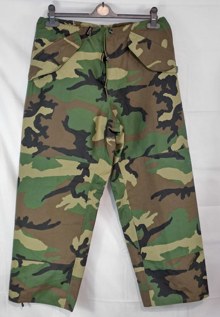 Genuine Surplus USAF Waterproof breathable Over-trousers Woodland Camo (1917)