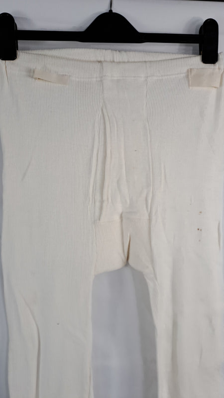 Genuine Surplus Swedish Army Long Johns Thermal Leggings Cream Elasticated(2761)