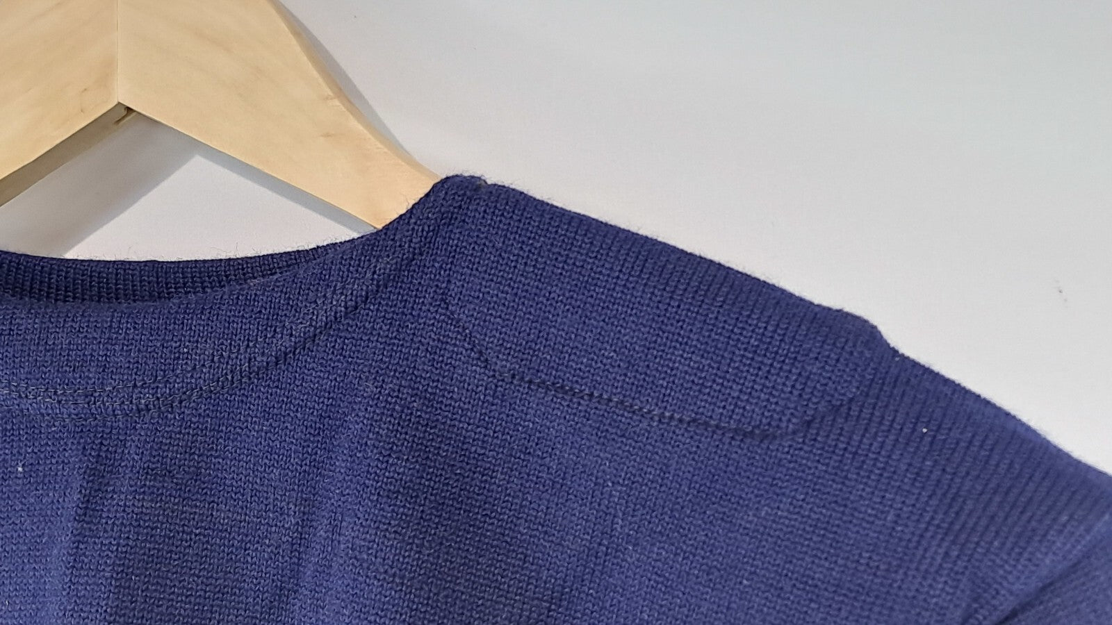 Genuine Surplus French Naval Cadet High Neck Jumper Blue Dated 1977 34" (2703)