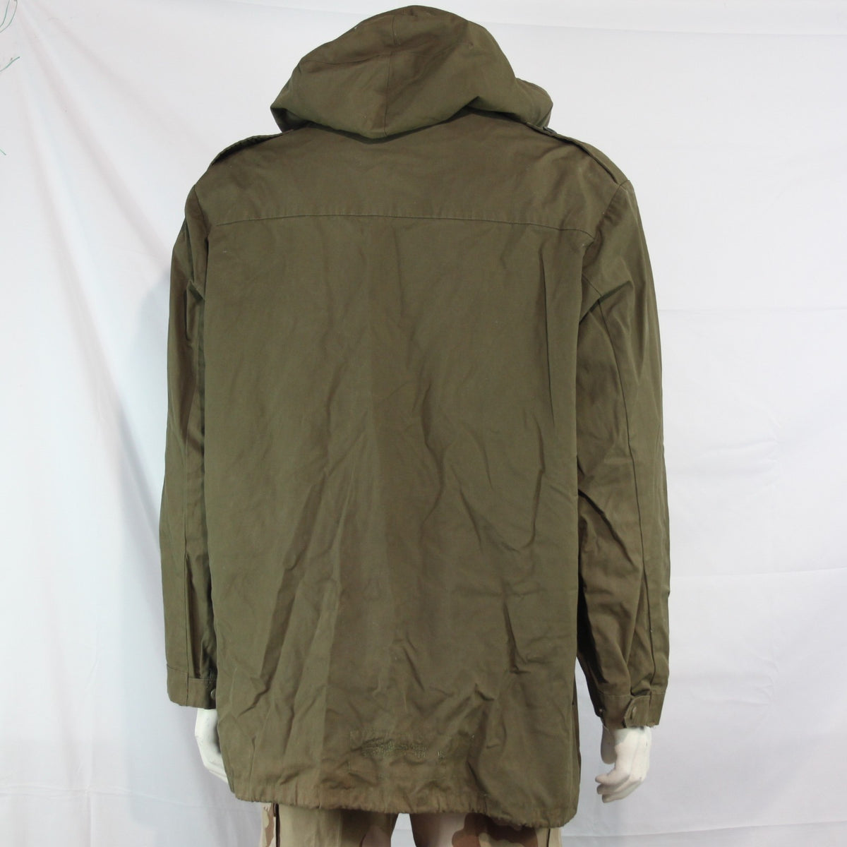 Vintage German Army Windproof Parka Genuine Surplus Water Resistant Olive (3621