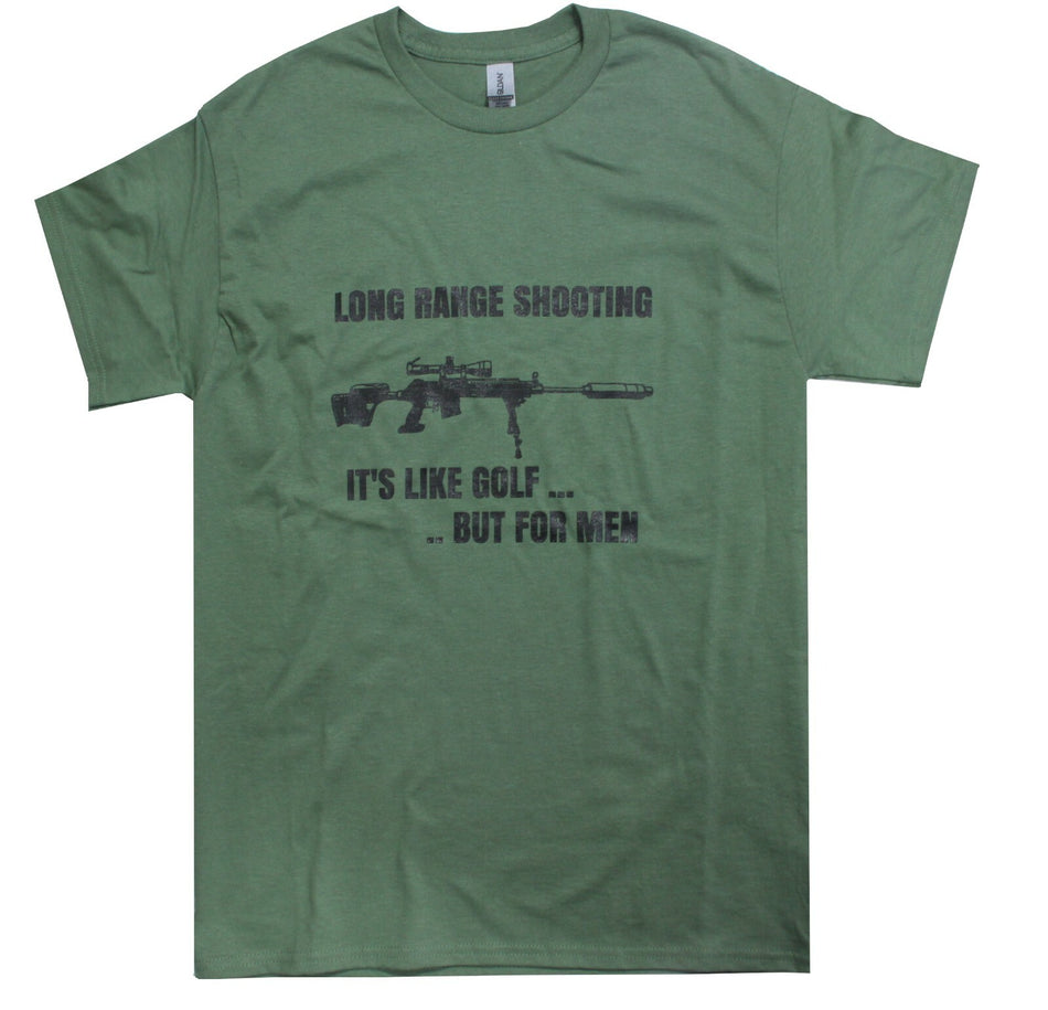 Long Range Shooting Exclusive Printed T-Shirt RAF Army Military Forces Tactical 