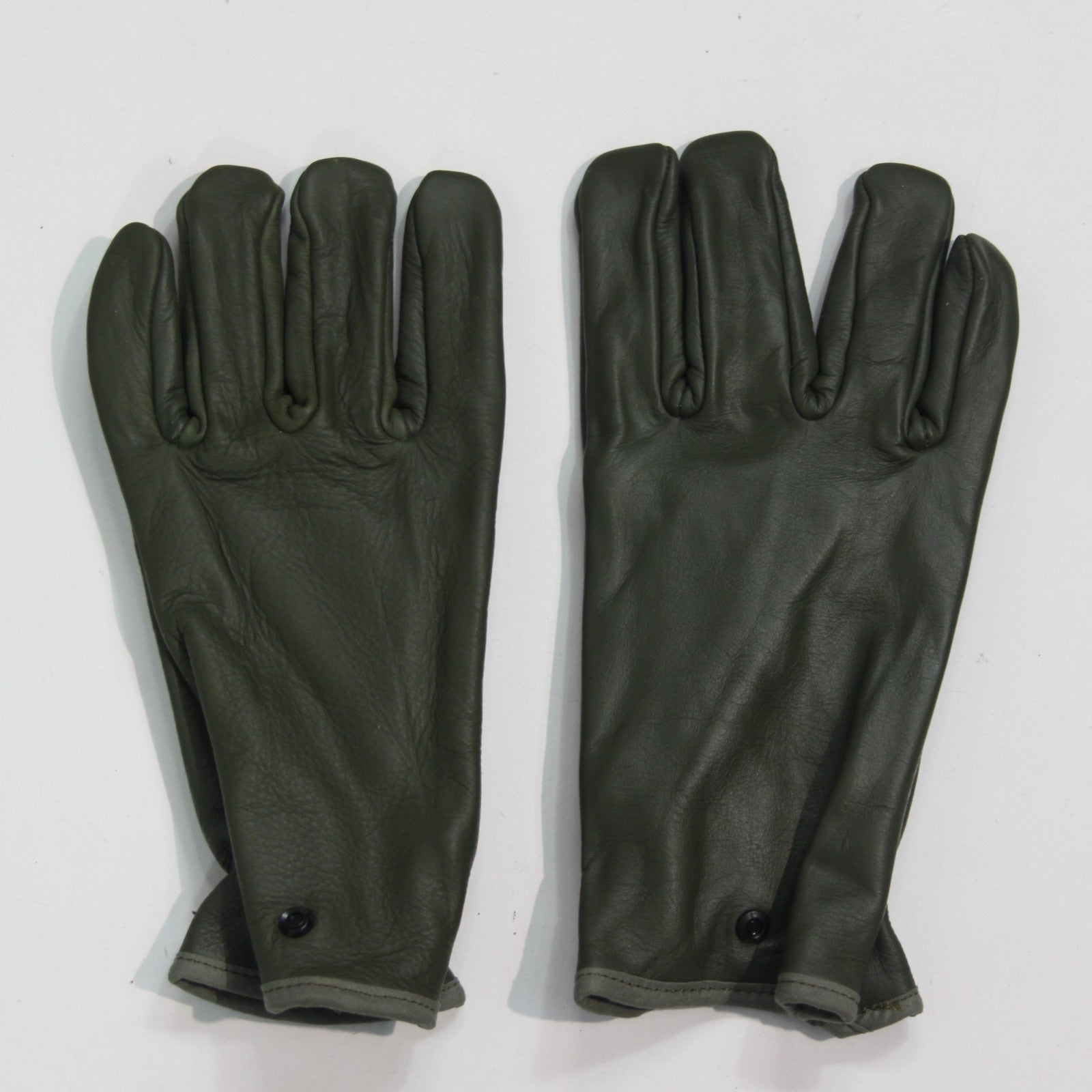 Thermal Lined Leather Work Gloves Genuine Surplus French Army Size 8.5 (3923)