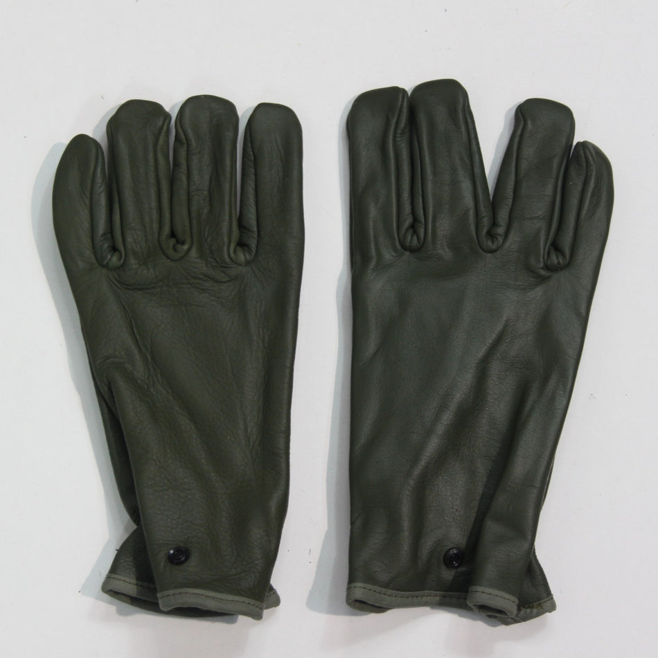 Thermal Lined Leather Work Gloves Genuine Surplus French Army Size 8.5 (3923)