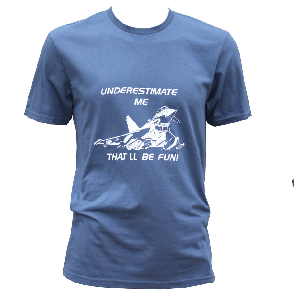 RAF Eurofighter Typhoon Underestimate Exclusive Printed T-Shirt Aviation