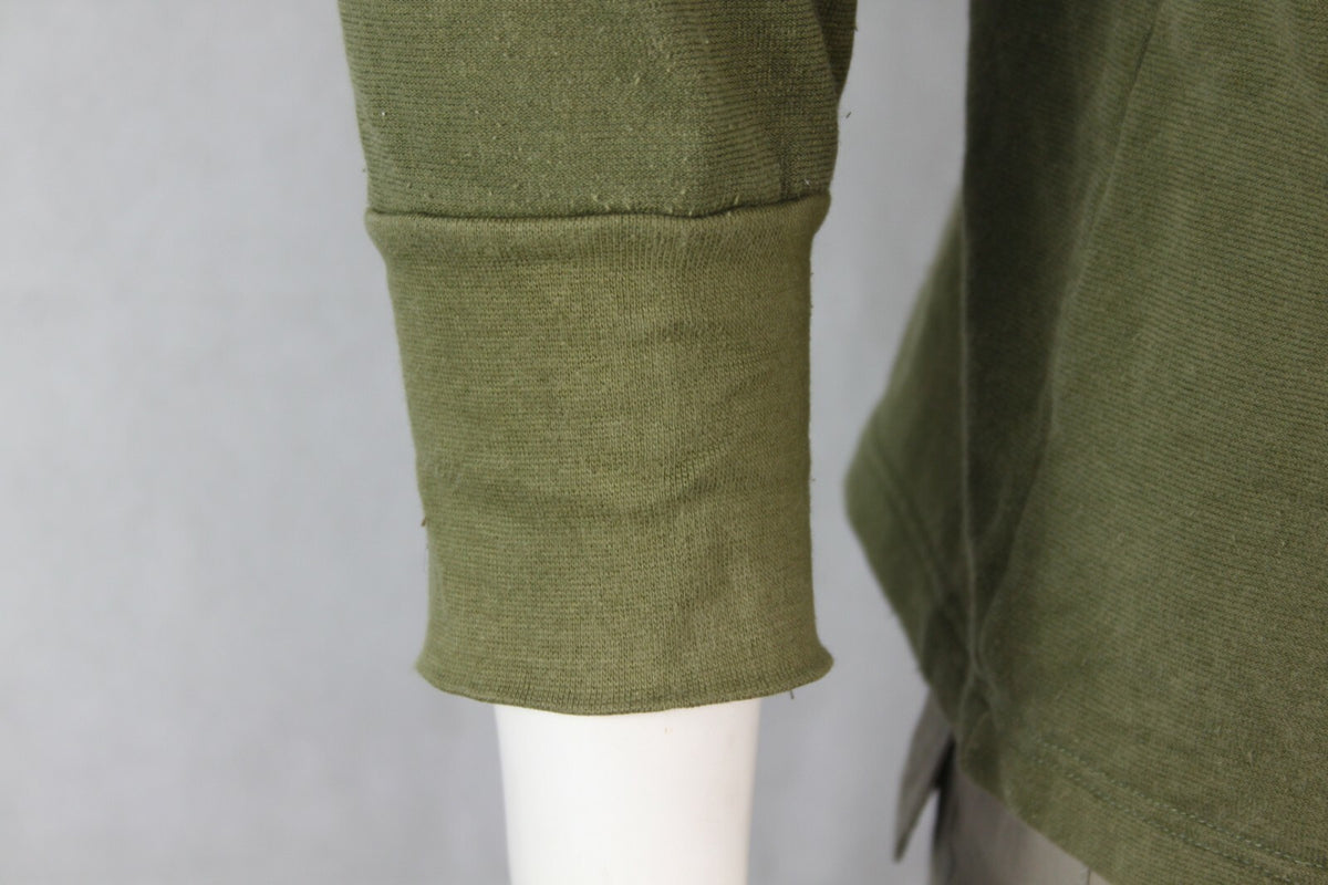 Genuine Surplus Dutch Army Thermal Zip Neck Top Norwegian style Olive G1