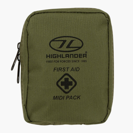 Highlander Midi First Aid Kit Military Green