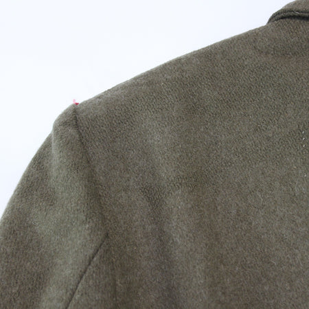 Bulgarian Army Overcoat Greatcoat Genuine Surplus Khaki Green32-34" Chest (3515)