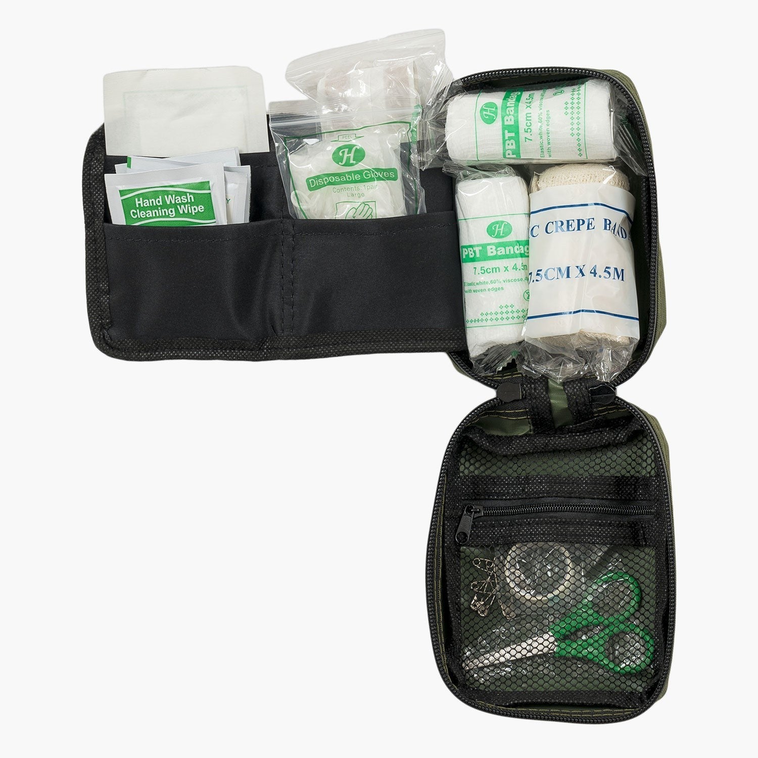 Highlander Midi First Aid Kit Military Green