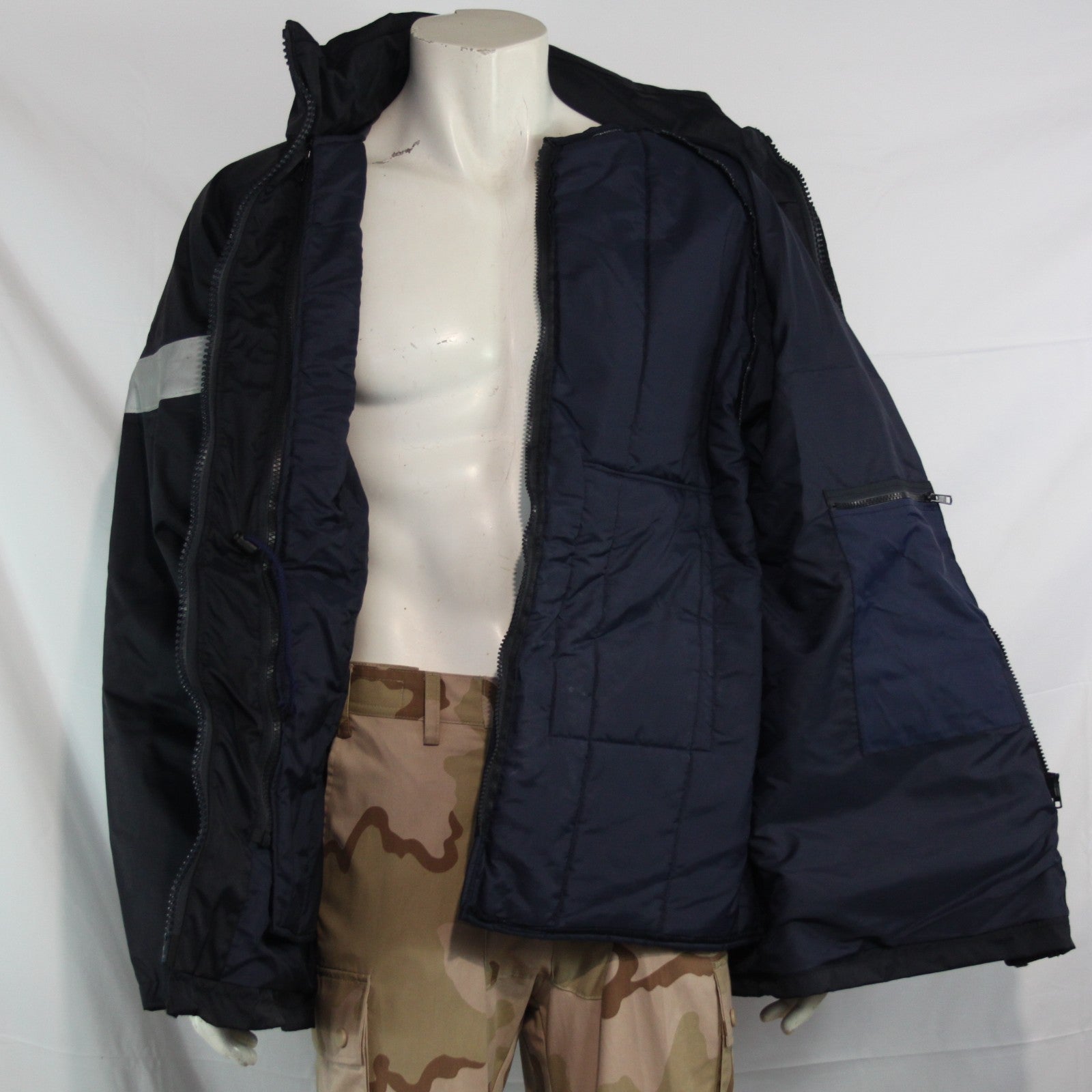 Waterproof Padded Winter Coat French Military Genuine Surplus 48-50" (3612)