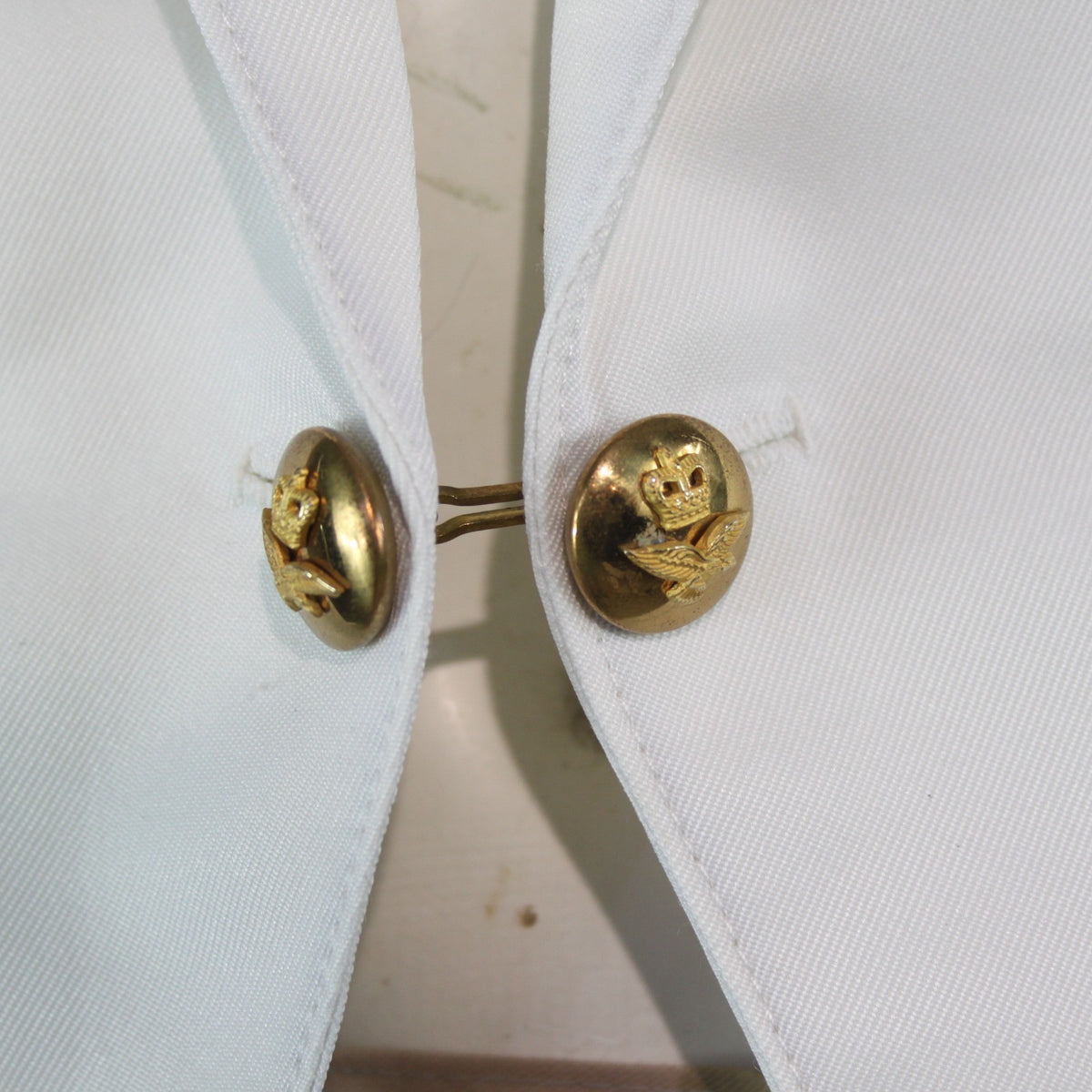RAF White Mess Dress Jacket Genuine Surplus Unlined Airforce Brit 36-38" (3590)