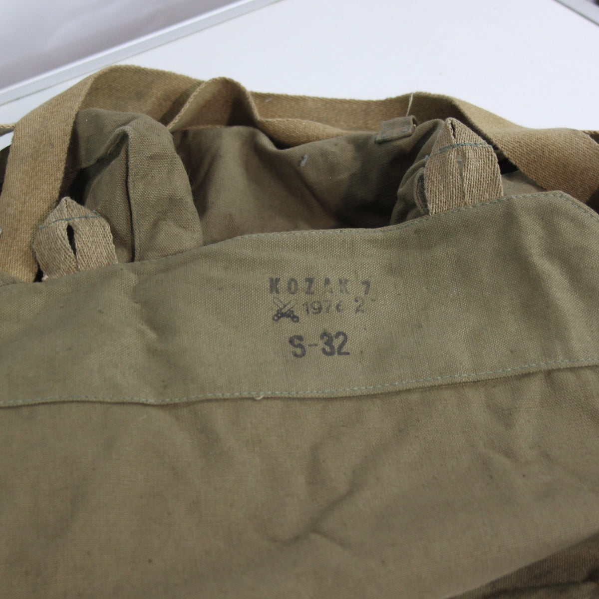 Genuine Surplus Czech Army Vintage Cotton Canvas Side Bag Large (3408)
