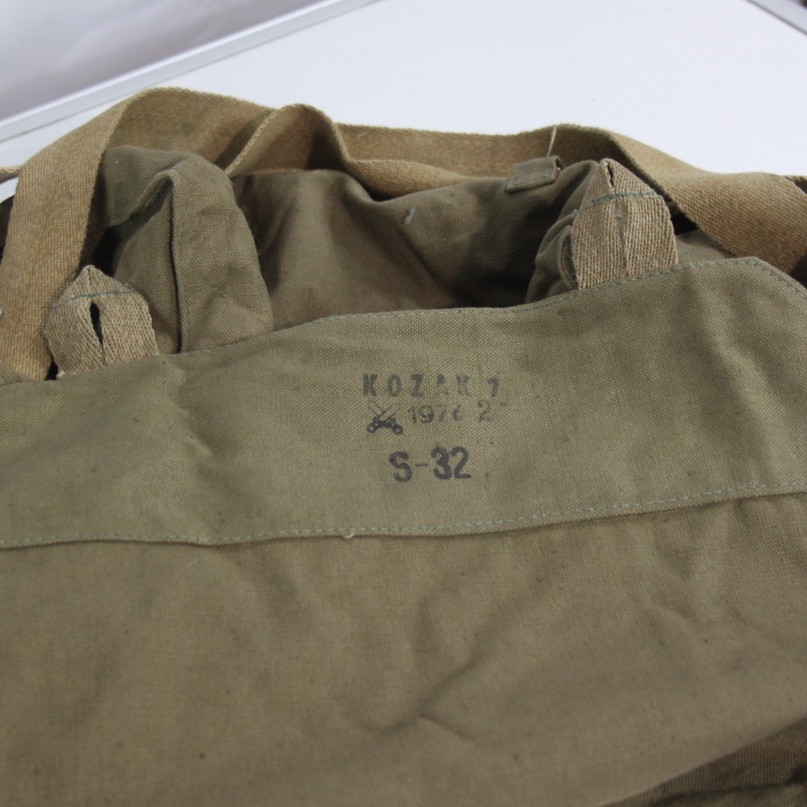 Genuine Surplus Czech Army Vintage Cotton Canvas Side Bag Large (3408)
