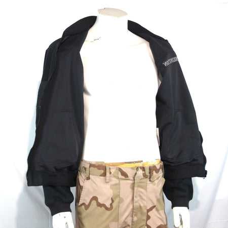 Genuine Surplus Austrian Army Fleece Jacket Black Munition 40-42" (3166)
