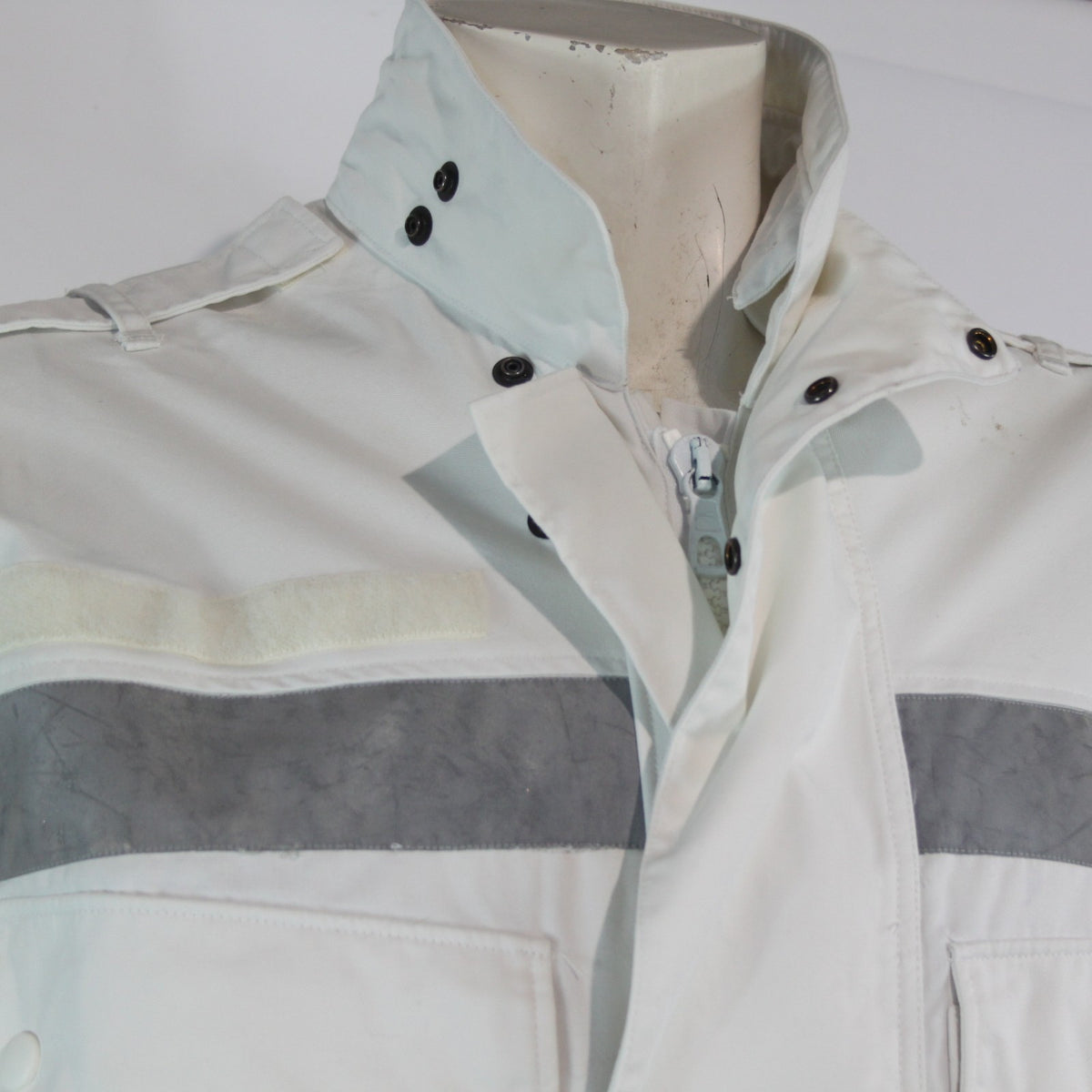 Dutch Army Parka White Reflective Strips Unlined 40-42"Genuine Surplus (4117)