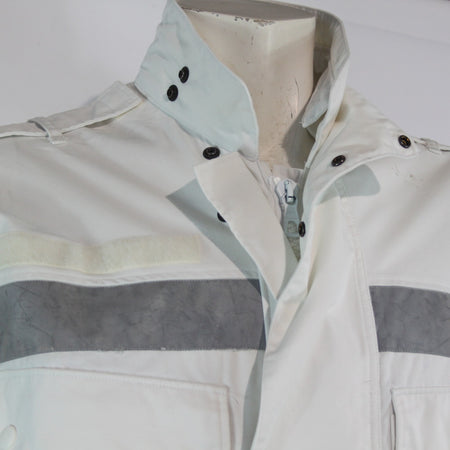 Dutch Army Parka White Reflective Strips Unlined 40-42"Genuine Surplus (4117)