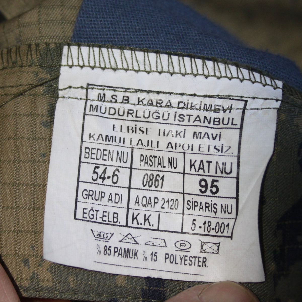 Turkish Airforce Camo Trousers Combats Genuine Surplus 34-36" Waist  (4154)