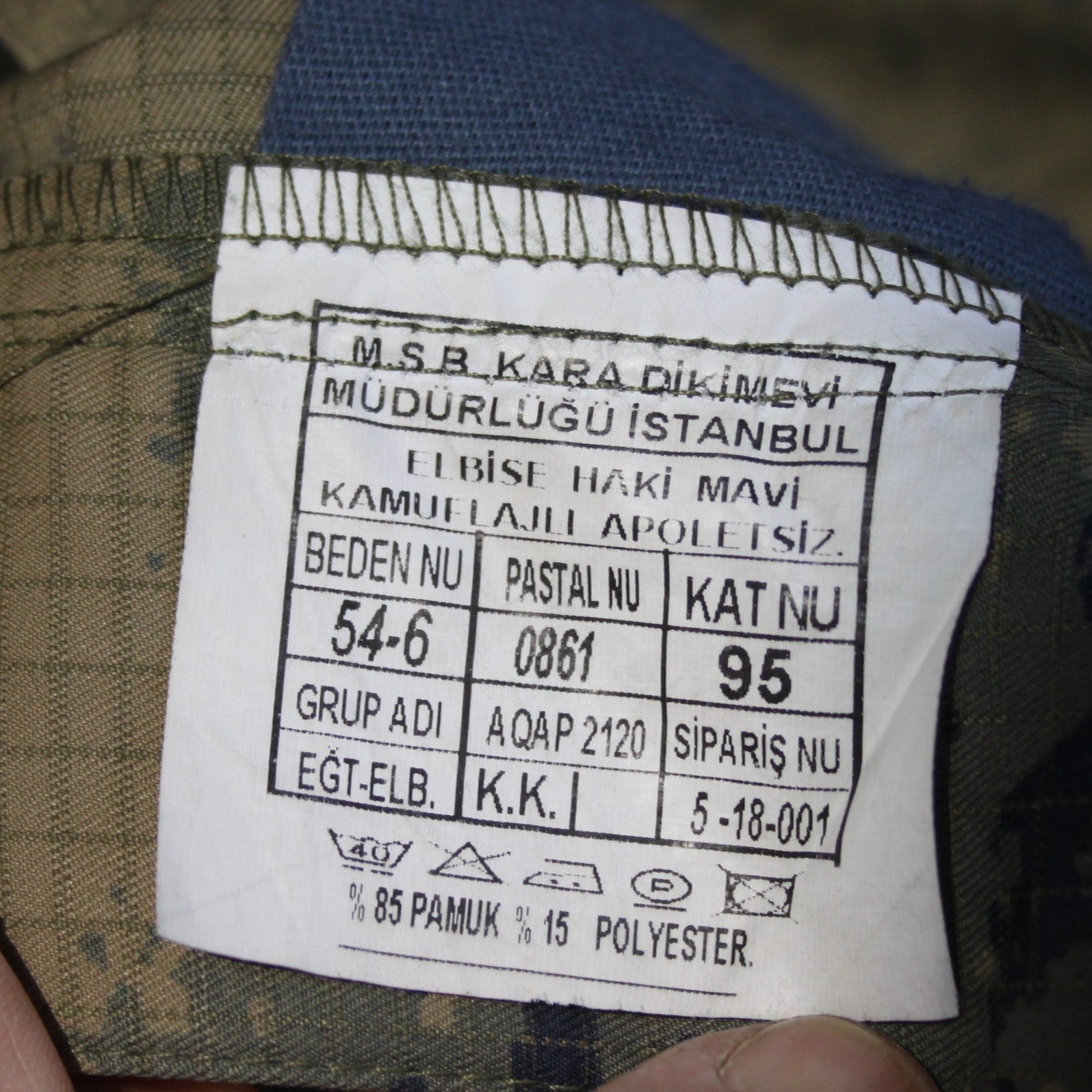 Turkish Airforce Camo Trousers Combats Genuine Surplus 34-36" Waist  (4154)