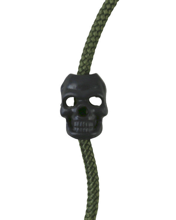 Pack10 Skull Cord Locks Stoppers Toggle Tactical Military Airsoft EMO Punk