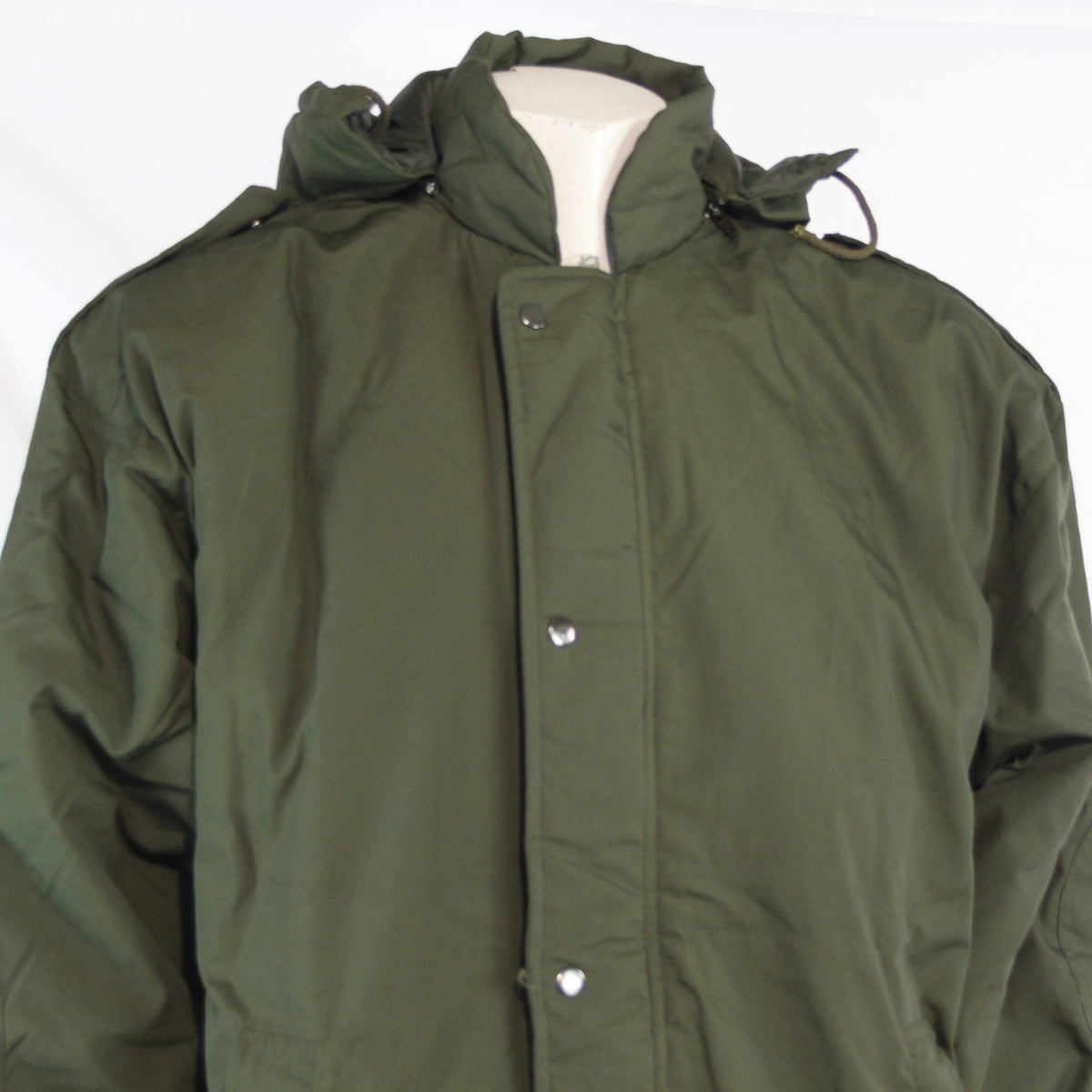 Padded Winter Coat Military Style Olive Green Quilted XXL 46-48" (3610)