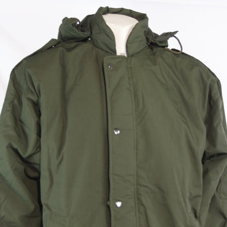 Padded Winter Coat Military Style Olive Green Quilted XXL 46-48" (3610)