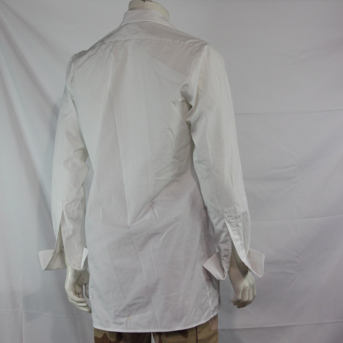 Genuine Surplus British Officers Mess Dress Shirt Marcella Front Mens 39cm(3594)