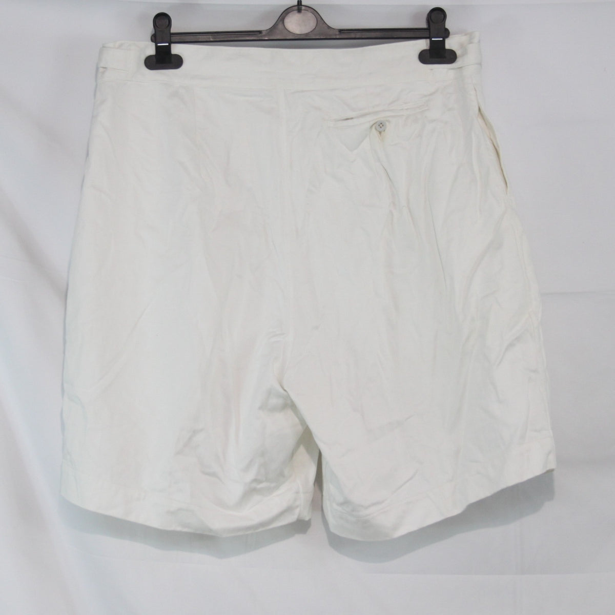 Vintage Genuine Surplus British Tropical Dress White Shorts 38" Waist  (3596)