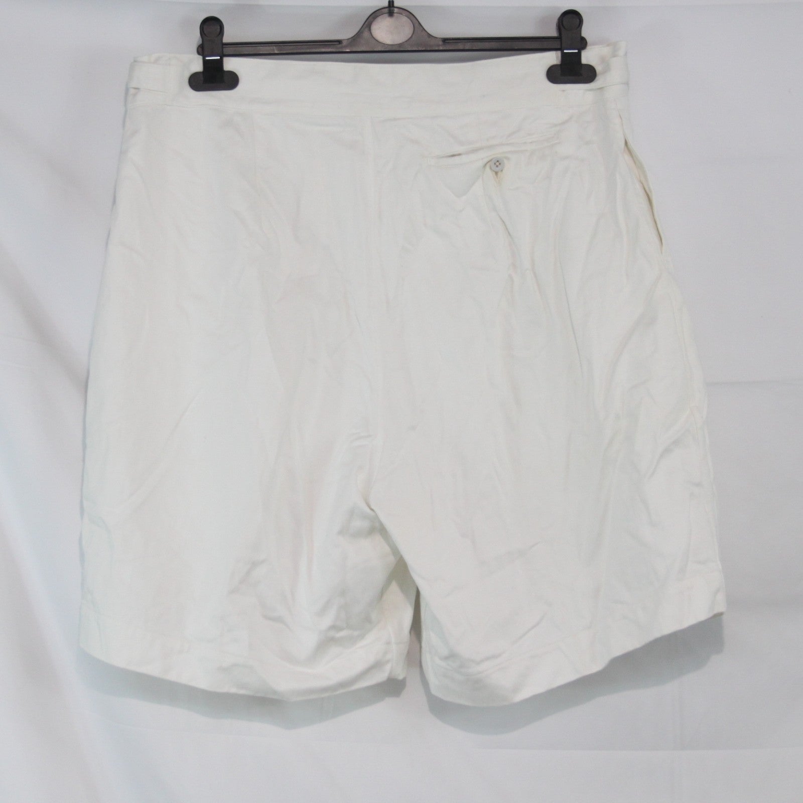 Vintage Genuine Surplus British Tropical Dress White Shorts 38" Waist  (3596)