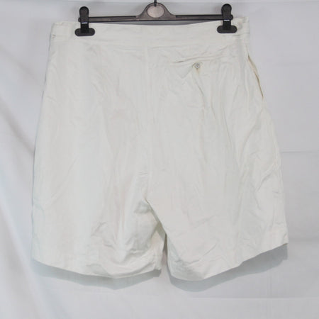 Vintage Genuine Surplus British Tropical Dress White Shorts 38" Waist  (3596)