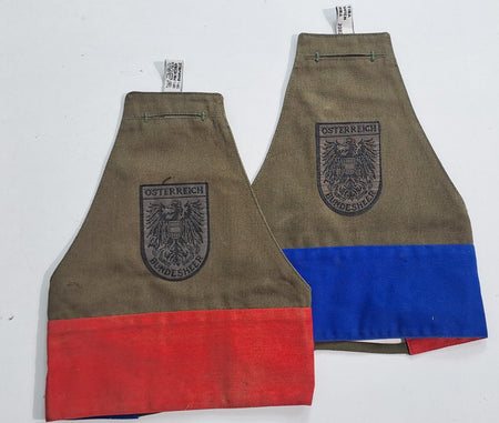 Genuine Surplus Austrian Army reversible Brassard Olive Badged SINGLE (3089)