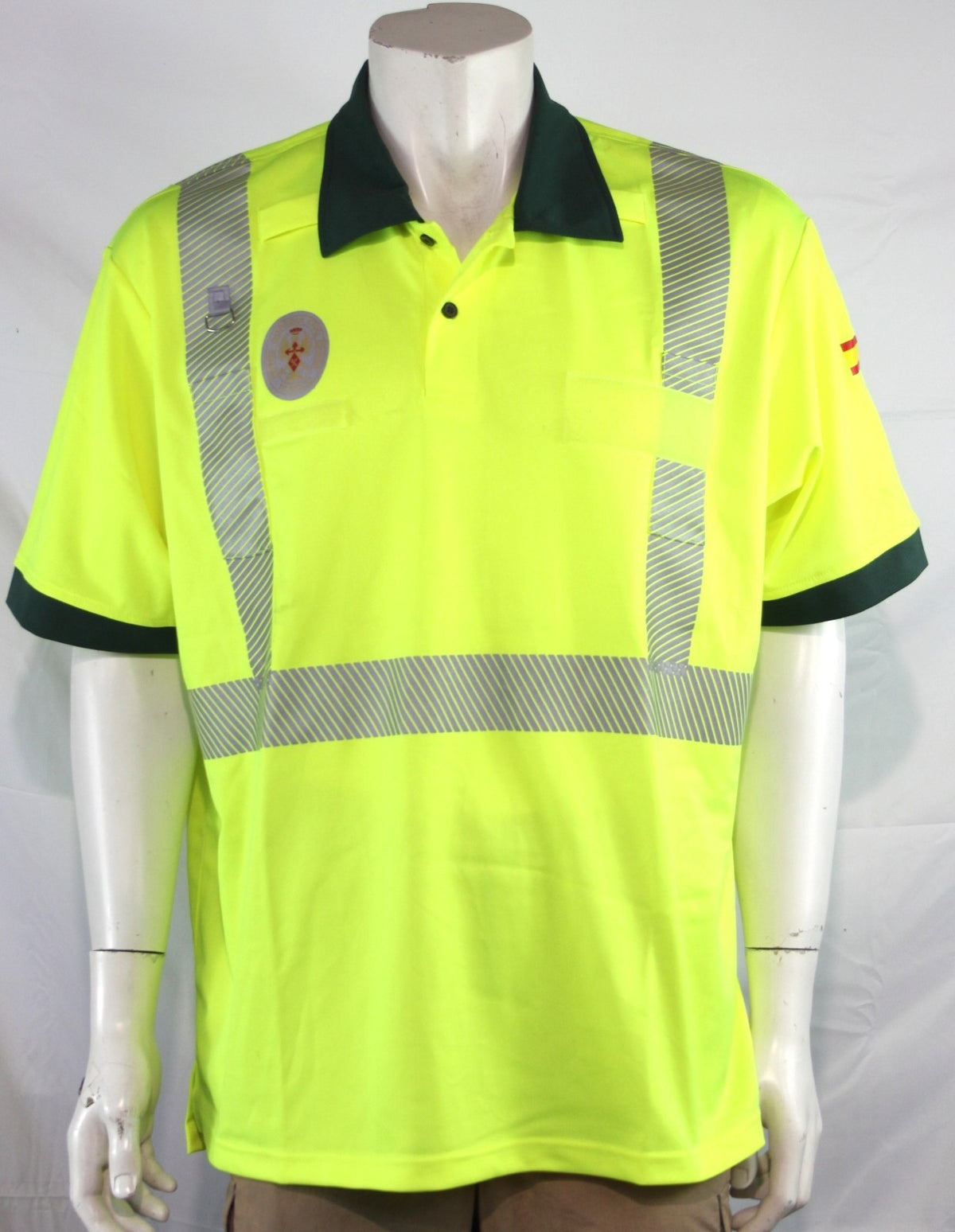 Genuine Surplus Spanish Traffic Police CivilGuard High Visibility Polo M (2215)