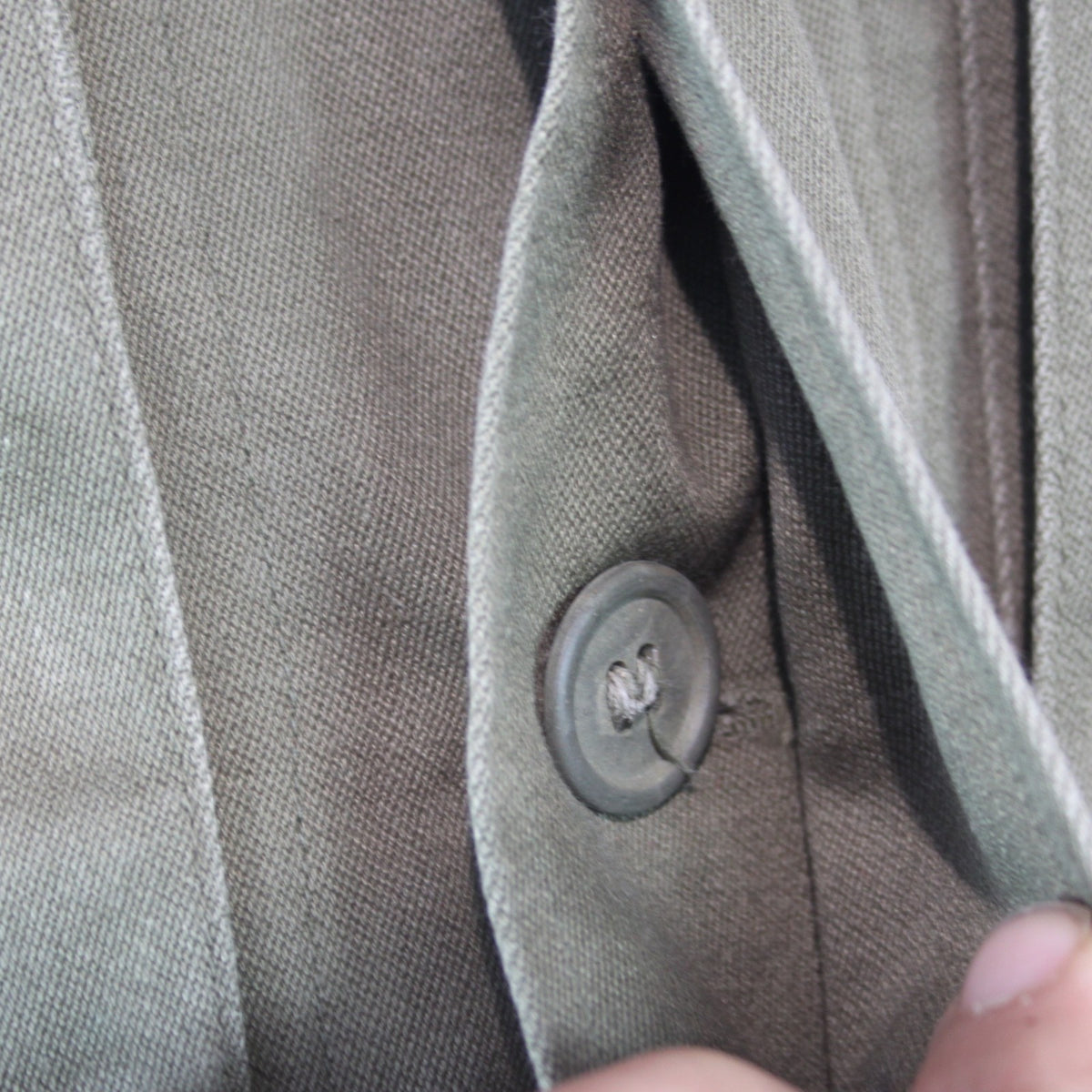 1970's Dated Dutch Army Heavyweight Shirt Genuine Surplus 36" Chest  (4074)