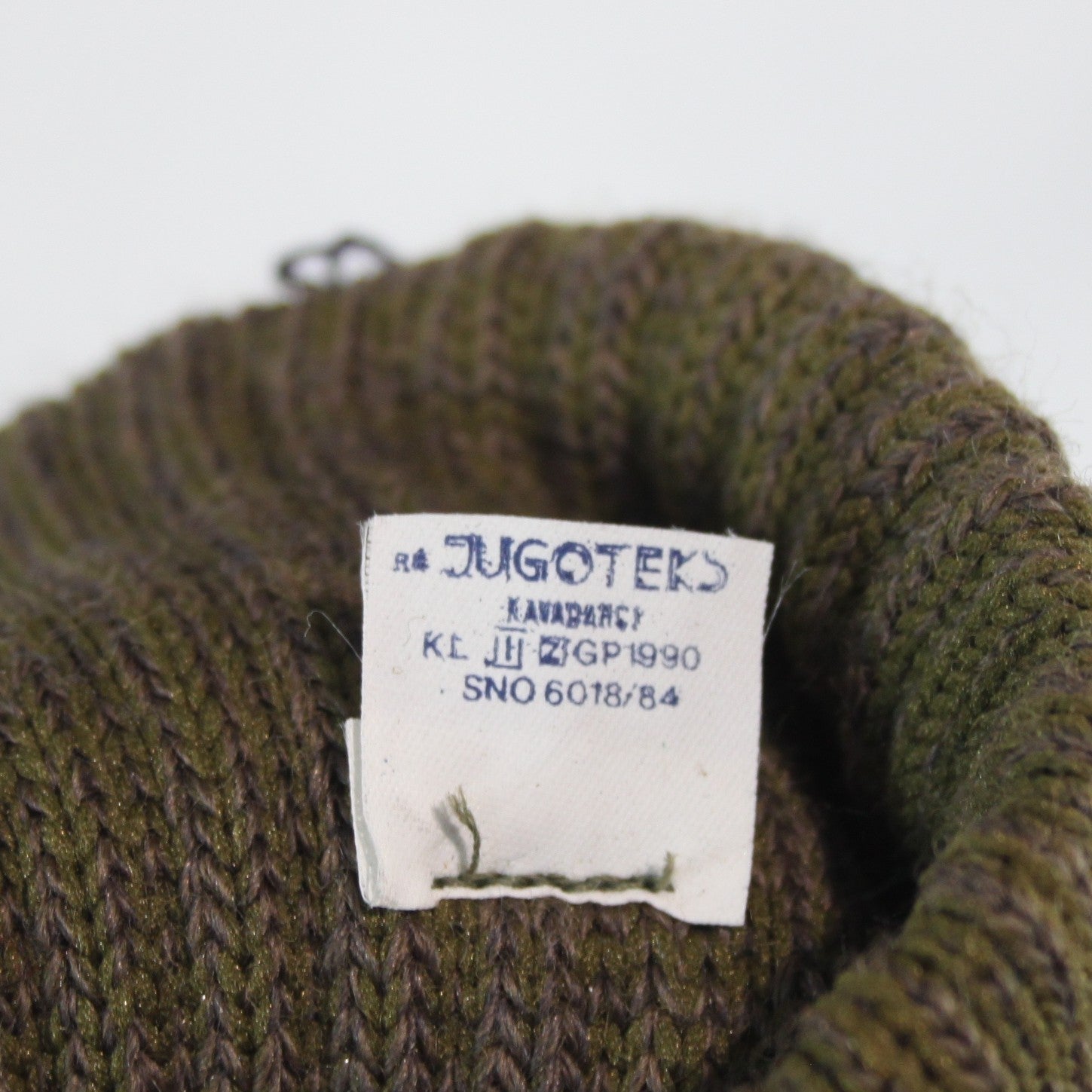 Vintage Mittens Knitted East European Mitts Genuine Surplus Army 9-10 (4409)