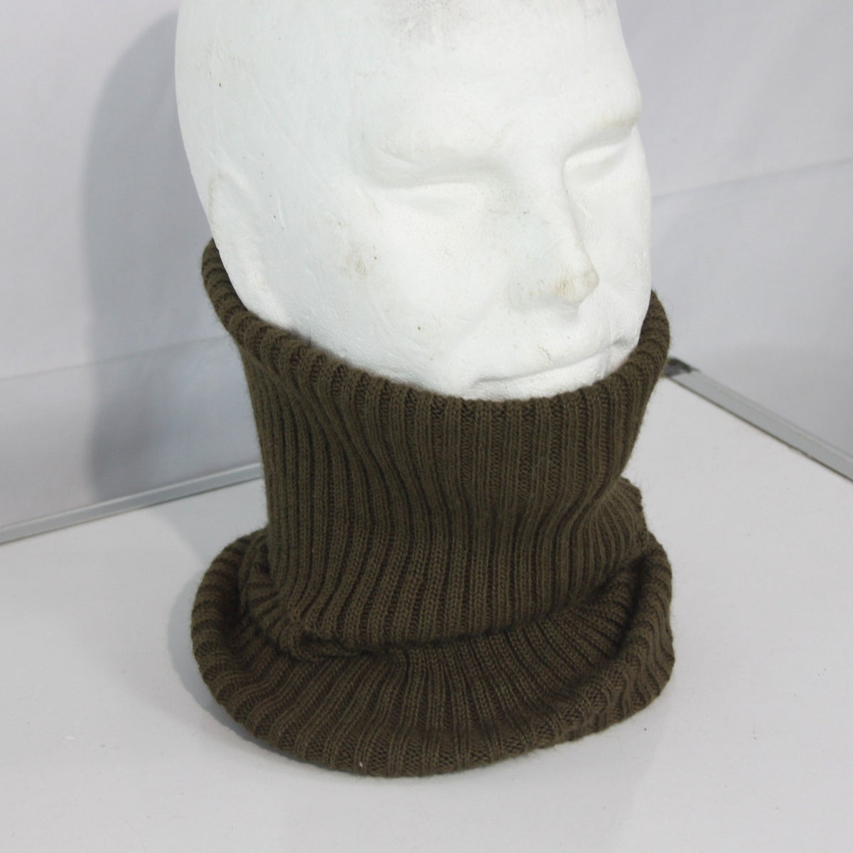 Vintage Headover French Army Knitted Snood Genuine Surplus Midweight (4194)