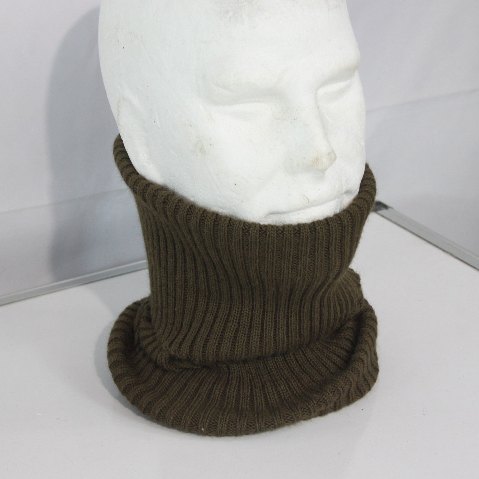 Vintage Headover French Army Knitted Snood Genuine Surplus Midweight (4194)