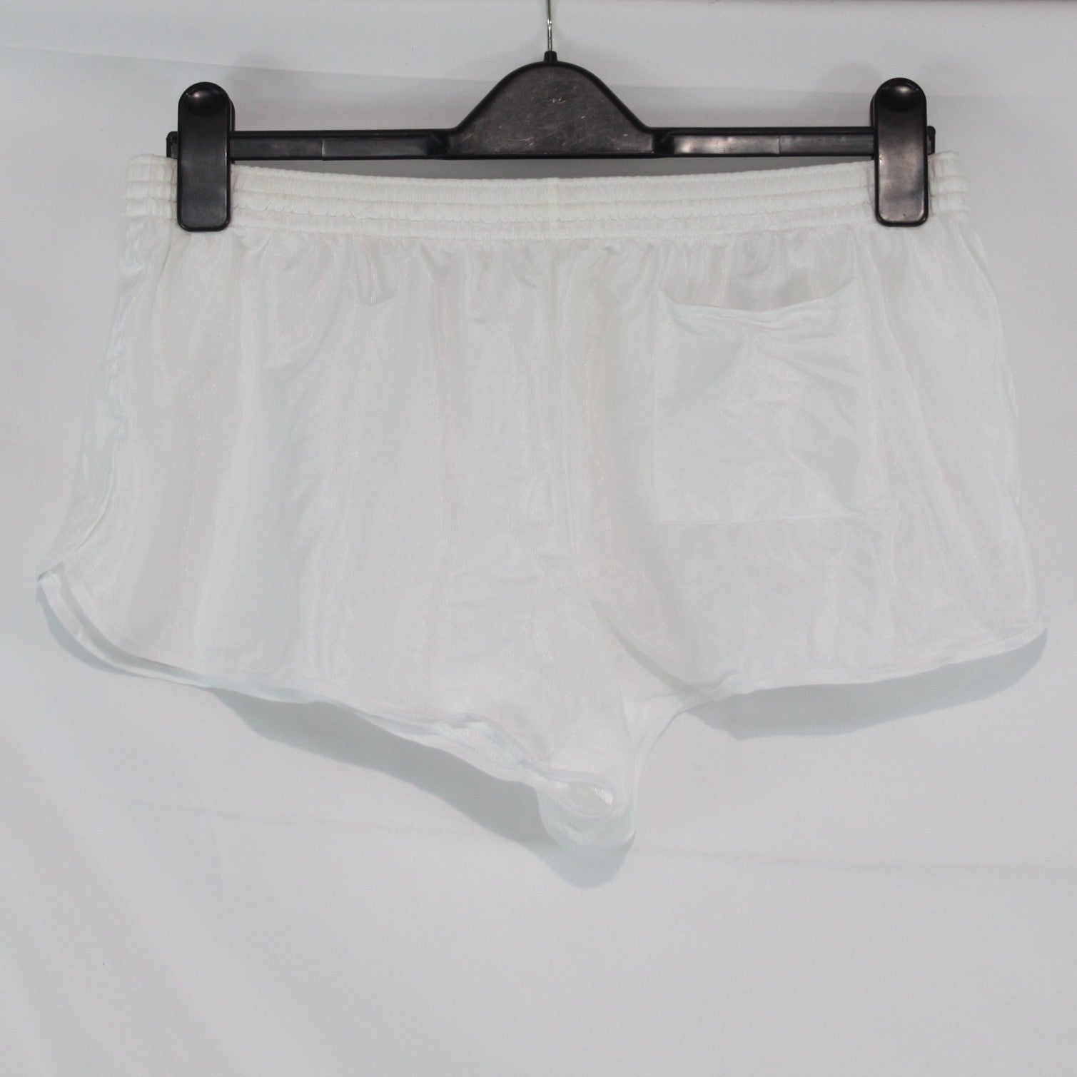 French Military Short Shorts White Genuine Surplus Polyamide Mens PT(4423)