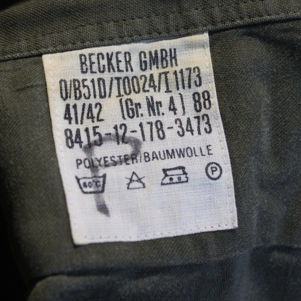 Genuine Surplus German Army Long Sleeve Moleskin Shirt UnBadged (4267)